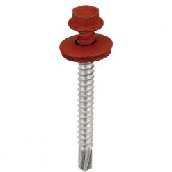 ACORN #12 x 2 in. Hex Head Barn Red Metal to Metal Screws (Bag of 250)