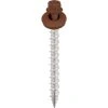 ACORN #14 x 3 in. Hex Head Brown Metal-Wood Screw (Bag of 250) -Cheap The Cabinet Supply Store acorn wood screws sw mw143bn250 64 1000