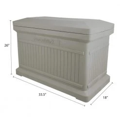 RTS Home Accents ParcelWirx Prestige Pewter Horizontal Package Delivery Box -Cheap The Cabinet Supply Store beige cream rts home accents parcel drop boxes 550200501a6581 fa 1000