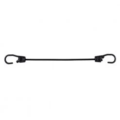 Keeper 18 in. Black Ultra Bungee Cord with Coated Hooks -Cheap The Cabinet Supply Store blacks keeper bungee cords 06068 1f 1000