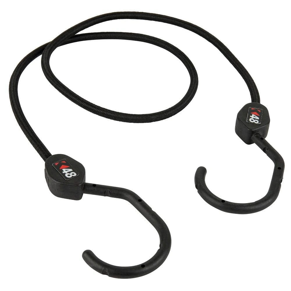 Keeper 48 in. Black Bungee Cord with Mega Hooks 5 Keeper 48 in. Black Bungee Cord with Mega Hooks - Image 3
