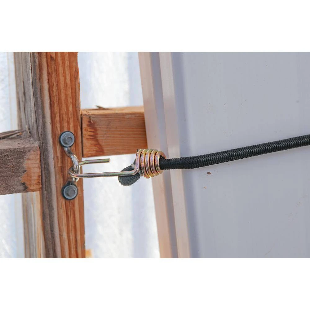 Keeper 32 in. Black Bungee Cord with Dichromate Hooks 8 Keeper 32 in. Black Bungee Cord with Dichromate Hooks - Image 6
