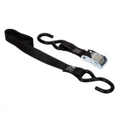 Keeper 1 in. x 6 ft. x 400 lbs. Motorcycle Cam Buckle Tie-Down (2-Pack) -Cheap The Cabinet Supply Store blacks keeper cam buckle lashing straps 05715 4f 1000