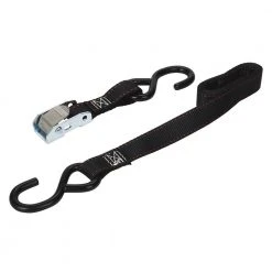 Keeper 1 in. x 6 ft. x 400 lbs. Motorcycle Cam Buckle Tie-Down (2-Pack) -Cheap The Cabinet Supply Store blacks keeper cam buckle lashing straps 05715 c3 1000