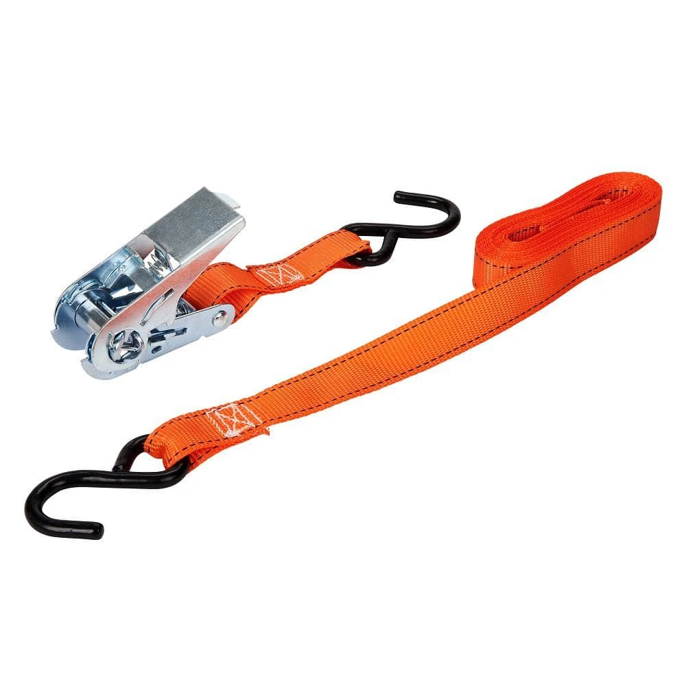 Keeper 1 in. x 10 ft. 300 lbs. High Tension Ratchet Tie Down Strap (4 Pack) 4 Keeper 1 in. x 10 ft. 300 lbs. High Tension Ratchet Tie Down Strap (4 Pack) - Image 2