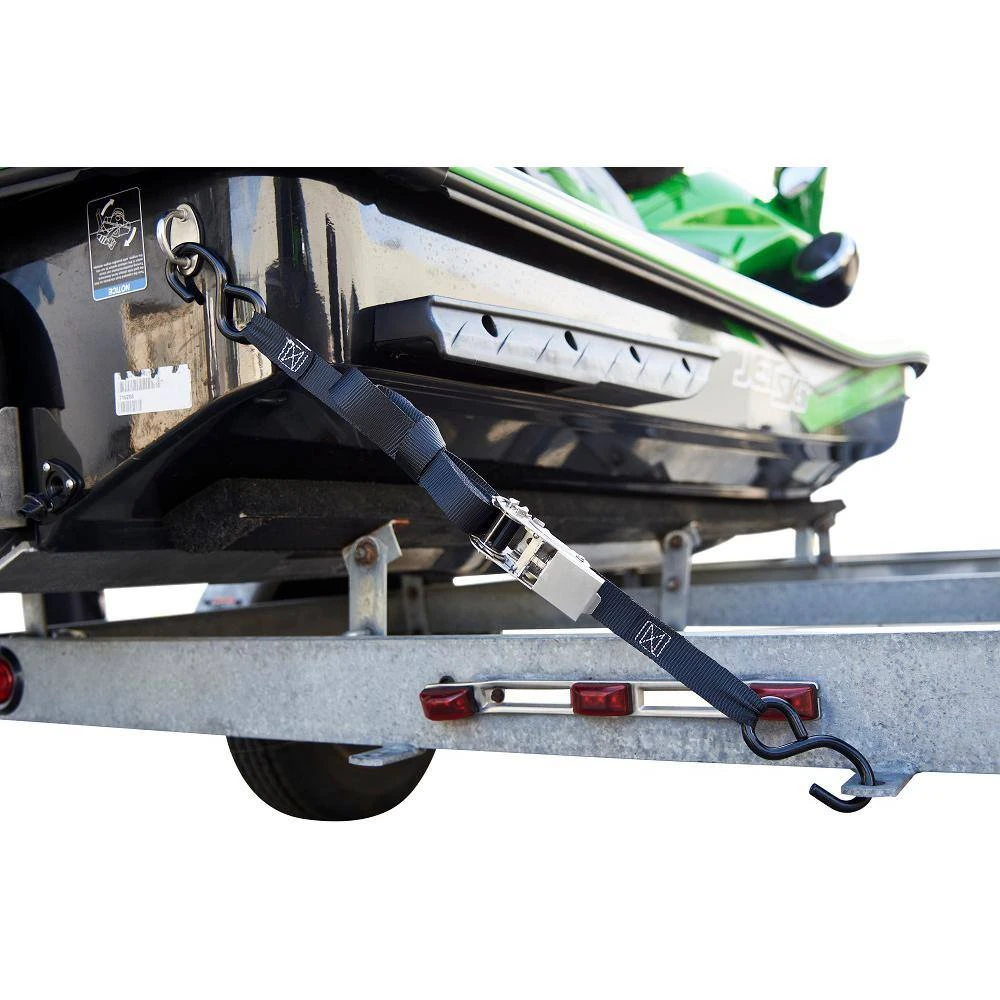 Keeper 1 in. x 8 ft. 500 lbs. Stainless Steel Ratchet Tie Down Strap (2 Pack) 5 Keeper 1 in. x 8 ft. 500 lbs. Stainless Steel Ratchet Tie Down Strap (2 Pack) - Image 3