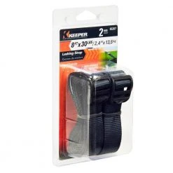 Keeper 8 ft. x 1 in. x 30 lbs. Lashing Strap (2-Pack) 11 Keeper 8 ft. x 1 in. x 30 lbs. Lashing Strap (2-Pack) -Cheap The Cabinet Supply Store blacks keeper tie down hardware accessories 85207 40 1000