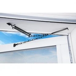 Wright Products Black Spring and Chain Retainer 8 Wright Products Black Spring and Chain Retainer -Cheap The Cabinet Supply Store blacks wright products screen door accessories v11bl c3 1000