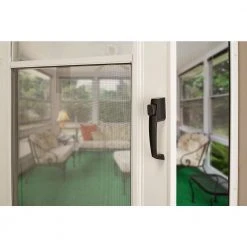 Wright Products 1-3/4 in. Black Push-Button Latch -Cheap The Cabinet Supply Store blacks wright products screen door accessories v333bl 1f 1000