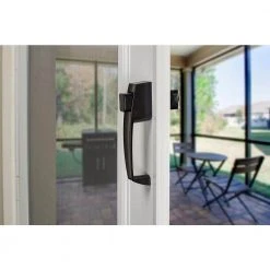 Wright Products 1-3/4 in. Black Push-Button Latch -Cheap The Cabinet Supply Store blacks wright products screen door accessories v333bl 4f 1000
