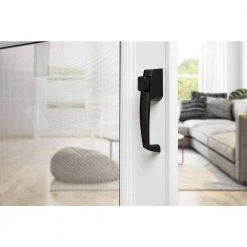 Wright Products 1-1/2 in. Black Push-Button Latch -Cheap The Cabinet Supply Store blacks wright products screen door accessories v398bl 31 1000