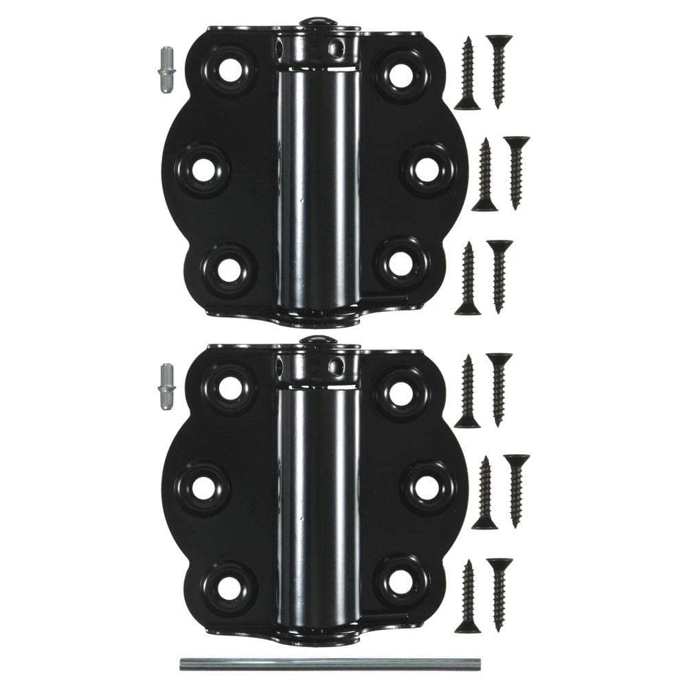 Wright Products 2-3/4 in. Black Adjustable Self-Closing Hinge 3 Wright Products 2-3/4 in. Black Adjustable Self-Closing Hinge