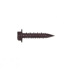 Blue-Tap 1/4 in. x 1-1/4 in. Bronze Hex-Head Concrete Screw (50-Pack)