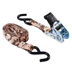 Keeper 1 in. x 12 ft. 500 lbs. Digital Desert Camo Ratchet Tie Down Strap -Cheap The Cabinet Supply Store browns tans keeper ratchet straps 83102 1f 1000