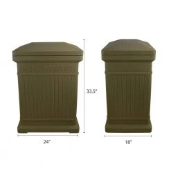 RTS Home Accents ParcelWirx Oak Vertical Package Delivery Box -Cheap The Cabinet Supply Store browns tans rts home accents parcel drop boxes 550200401a5481 fa 1000