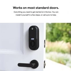 Google Nest x Yale Lock - Tamper-Proof Smart Deadbolt Lock with Nest Connect - Black Suede 18 Google Nest x Yale Lock - Tamper-Proof Smart Deadbolt Lock with Nest Connect - Black Suede -Cheap The Cabinet Supply Store google keyless deadbolts rb yrd540 wv bsp 1d 1000