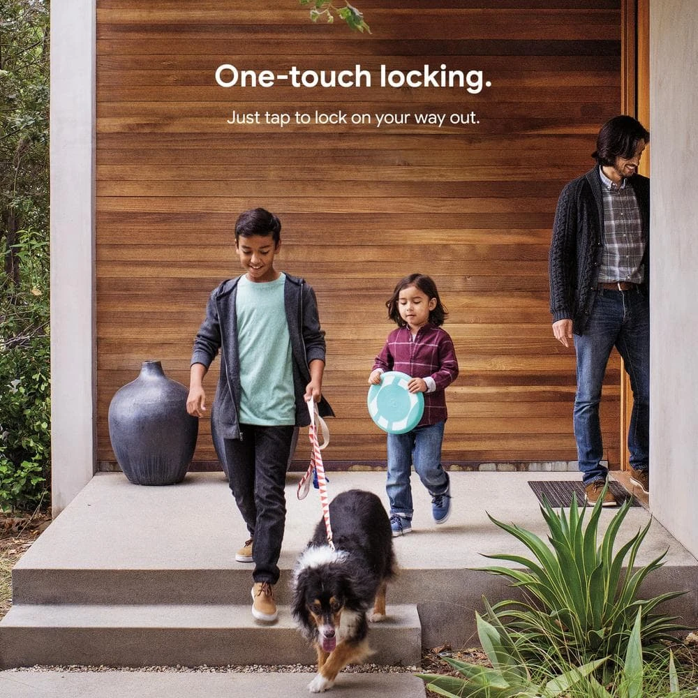 Google Nest x Yale Lock - Tamper-Proof Smart Deadbolt Lock with Nest Connect - Black Suede 10 Google Nest x Yale Lock - Tamper-Proof Smart Deadbolt Lock with Nest Connect - Black Suede - Image 8