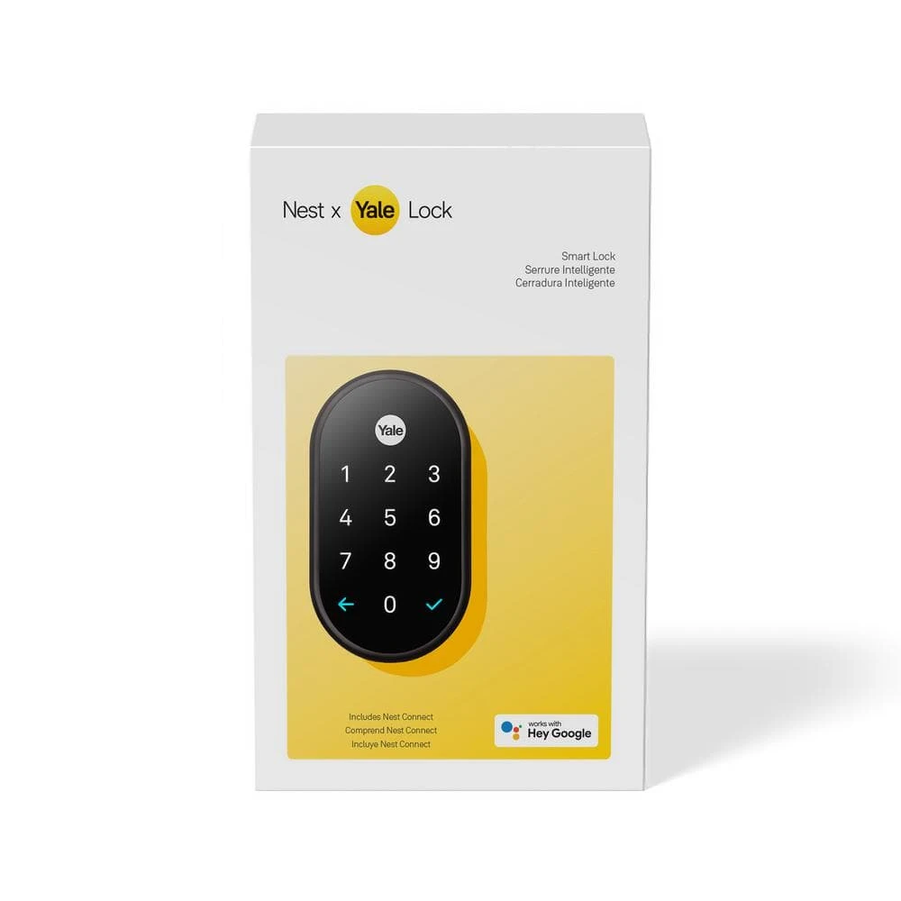 Google Nest x Yale Lock - Tamper-Proof Smart Deadbolt Lock with Nest Connect - Black Suede 13 Google Nest x Yale Lock - Tamper-Proof Smart Deadbolt Lock with Nest Connect - Black Suede - Image 11