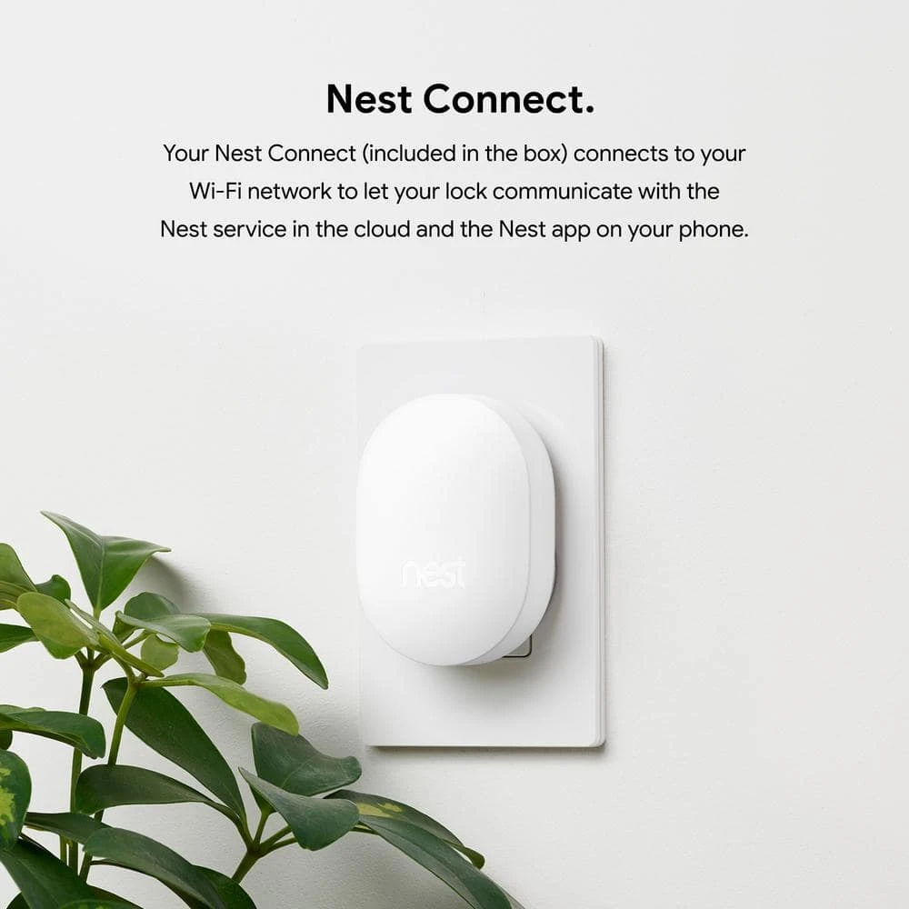 Google Nest x Yale Lock - Tamper-Proof Smart Deadbolt Lock with Nest Connect - Black Suede 12 Google Nest x Yale Lock - Tamper-Proof Smart Deadbolt Lock with Nest Connect - Black Suede - Image 10