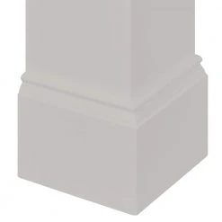 Hampton Bay Avondale Shaker Gray Quick Assemble Plywood Decorative Corner Post (5.75 in W x 34.5 in H x 5.75 in D) -Cheap The Cabinet Supply Store gray hampton bay cabinet mounts installation accessories dcp g a0 1000