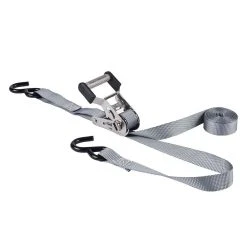 Keeper 1 in. x 12 ft. 500 lbs. Stainless Steel Ratchet Tie Down Strap (2 Pack)