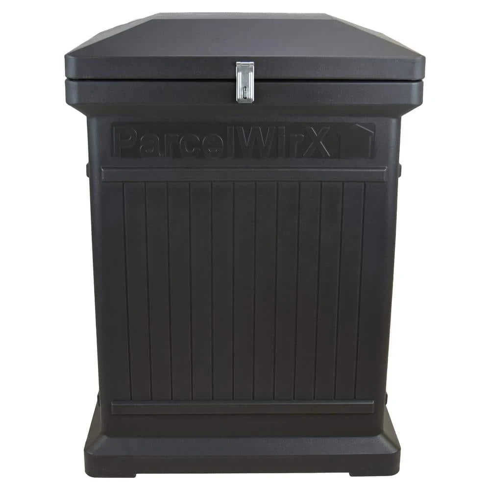 RTS Home Accents ParcelWirx Graphite Vertical Lockable Package Delivery Box 3 RTS Home Accents ParcelWirx Graphite Vertical Lockable Package Delivery Box