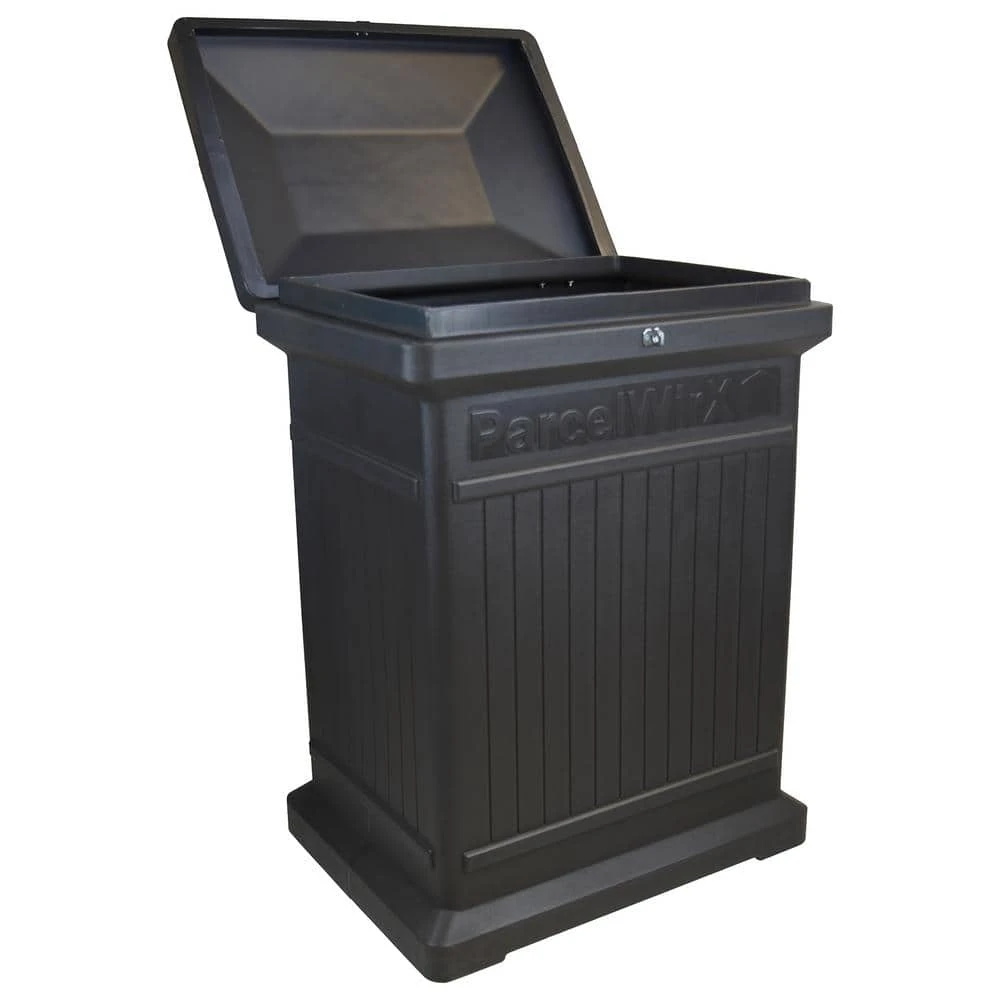 RTS Home Accents ParcelWirx Graphite Vertical Lockable Package Delivery Box 4 RTS Home Accents ParcelWirx Graphite Vertical Lockable Package Delivery Box - Image 2