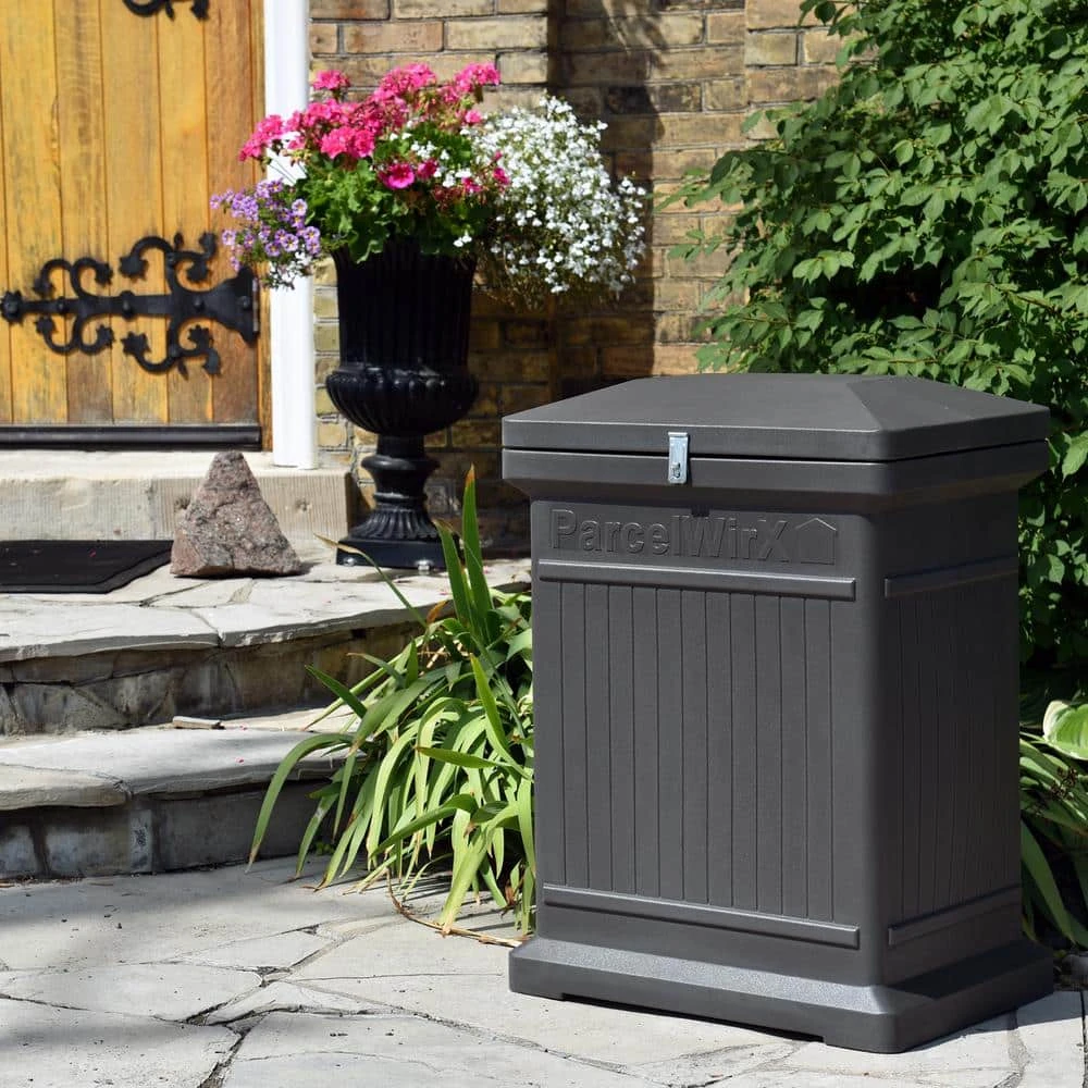 RTS Home Accents ParcelWirx Graphite Vertical Lockable Package Delivery Box 8 RTS Home Accents ParcelWirx Graphite Vertical Lockable Package Delivery Box - Image 6