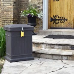 RTS Home Accents ParcelWirx Graphite Vertical Lockable with Smart Lock Package Delivery Box -Cheap The Cabinet Supply Store grays rts home accents parcel drop boxes 550200420a7981 31 1000