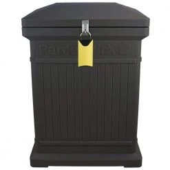 RTS Home Accents ParcelWirx Graphite Vertical Lockable with Smart Lock Package Delivery Box