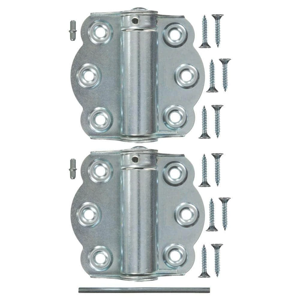 Wright Products 2-3/4 in. Zinc-Plated Adjustable Self-Closing Hinge Set 3 Wright Products 2-3/4 in. Zinc-Plated Adjustable Self-Closing Hinge Set