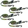 Keeper 1 in. x 8 ft. 400 lbs Camo Ratchet Tie Down (4 Pack) 1 Keeper 1 in. x 8 ft. 400 lbs Camo Ratchet Tie Down (4 Pack) -Cheap The Cabinet Supply Store greens keeper ratchet straps 03508 v 64 1000