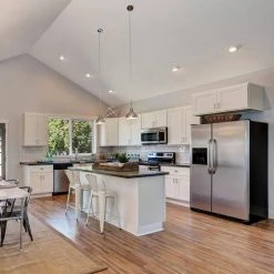 Hampton Bay Brookings 42 in. x 3 in. Cabinet Filler Strip in White -Cheap The Cabinet Supply Store hampton bay cabinet mounts installation accessories 561829 a0 1000