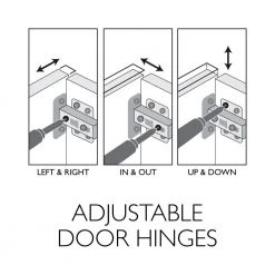 Hampton Bay Brookings 42 in. x 3 in. Cabinet Filler Strip in White -Cheap The Cabinet Supply Store hampton bay cabinet mounts installation accessories 561829 c3 1000