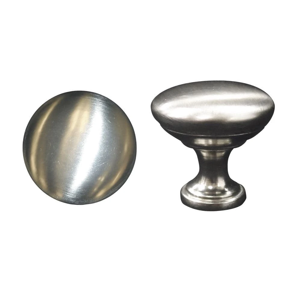 Hampton Bay Designer Series 1.125x1.125x1 in. Standard Knob in Brushed Nickel 3 Hampton Bay Designer Series 1.125x1.125x1 in. Standard Knob in Brushed Nickel