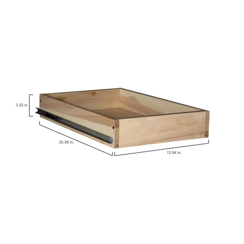 Hampton Bay 13 in. Pull-Out Drawer for 18 in. Base Cabinet 4 Hampton Bay 13 in. Pull-Out Drawer for 18 in. Base Cabinet - Image 2