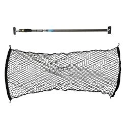 Keeper 40 in. to 70 in. Adjustable Ratcheting Cargo Bar with Storage Net 12 Keeper 40 in. to 70 in. Adjustable Ratcheting Cargo Bar with Storage Net -Cheap The Cabinet Supply Store metallics keeper tie down hardware accessories 05060 1f 1000