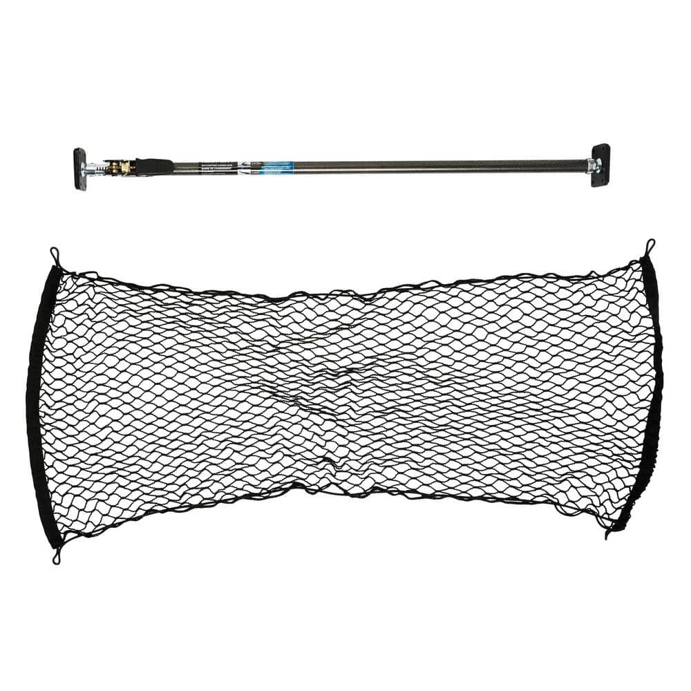 Keeper 40 in. to 70 in. Adjustable Ratcheting Cargo Bar with Storage Net 6 Keeper 40 in. to 70 in. Adjustable Ratcheting Cargo Bar with Storage Net - Image 4