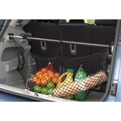 Keeper 40 in. to 70 in. Adjustable Ratcheting Cargo Bar with Storage Net 14 Keeper 40 in. to 70 in. Adjustable Ratcheting Cargo Bar with Storage Net -Cheap The Cabinet Supply Store metallics keeper tie down hardware accessories 05060 fa 1000