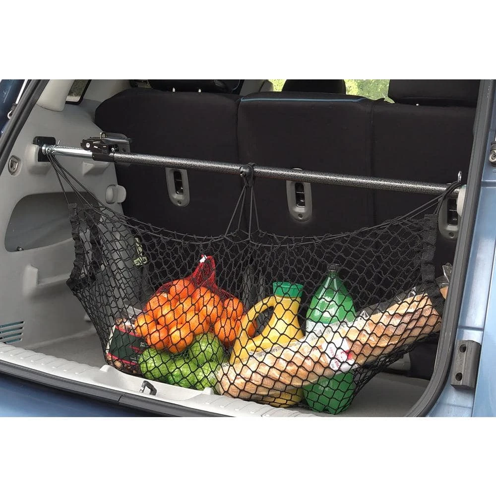Keeper 40 in. to 70 in. Adjustable Ratcheting Cargo Bar with Storage Net 8 Keeper 40 in. to 70 in. Adjustable Ratcheting Cargo Bar with Storage Net - Image 6