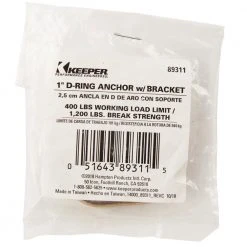 Keeper 1 in. D-Ring with Bracket 8 Keeper 1 in. D-Ring with Bracket -Cheap The Cabinet Supply Store metallics keeper tie down hardware accessories 89311 4f 1000