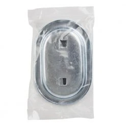 Keeper 2-3/4 in. Oval Plate Recessed Anchor -Cheap The Cabinet Supply Store metallics keeper tie down hardware accessories 89312 1f 1000