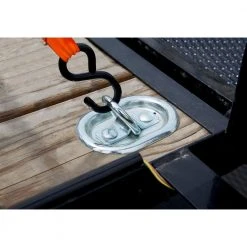 Keeper 2-3/4 in. Oval Plate Recessed Anchor -Cheap The Cabinet Supply Store metallics keeper tie down hardware accessories 89312 fa 1000