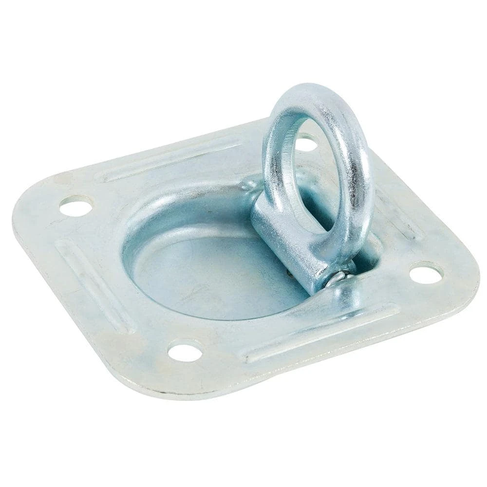 Keeper 4-7/16 in. Square Flip Ring Recessed Anchor 4 Keeper 4-7/16 in. Square Flip Ring Recessed Anchor - Image 2