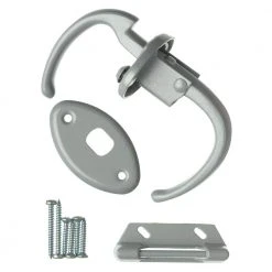 Wright Products Push Pull Latch in Aluminum