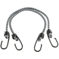 Keeper 18 in. Multi Color Bungee with Coated Hooks (2 Pack)