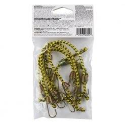 Keeper Assorted Size Yellow Bungee Cords with Hooks (6 Pack) 11 Keeper Assorted Size Yellow Bungee Cords with Hooks (6 Pack) -Cheap The Cabinet Supply Store multi keeper bungee cords 06054 1f 1000