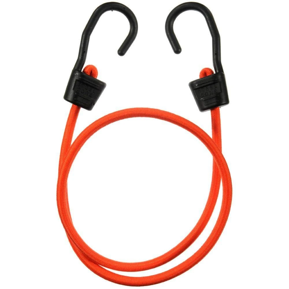 Keeper 40 in. Orange Ultra Bungee Cord with Hooks 3 Keeper 40 in. Orange Ultra Bungee Cord with Hooks