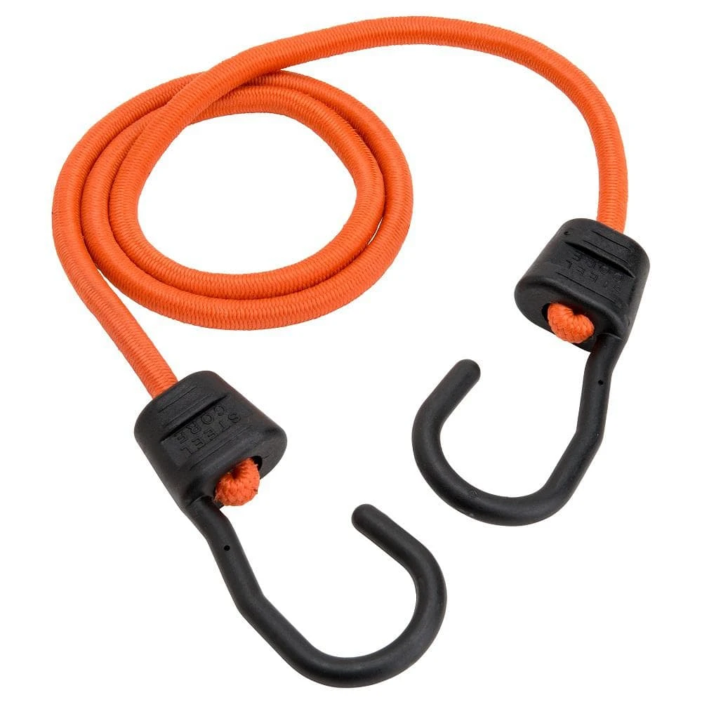 Keeper 40 in. Orange Ultra Bungee Cord with Hooks 5 Keeper 40 in. Orange Ultra Bungee Cord with Hooks - Image 3
