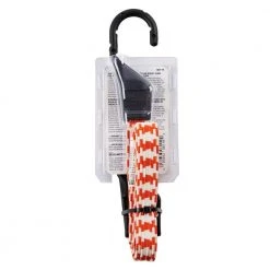 Keeper Adjustable 10 in. to 54 in. Orange/White Bunge Cord with Hooks -Cheap The Cabinet Supply Store multi keeper bungee cords 06119 4f 1000